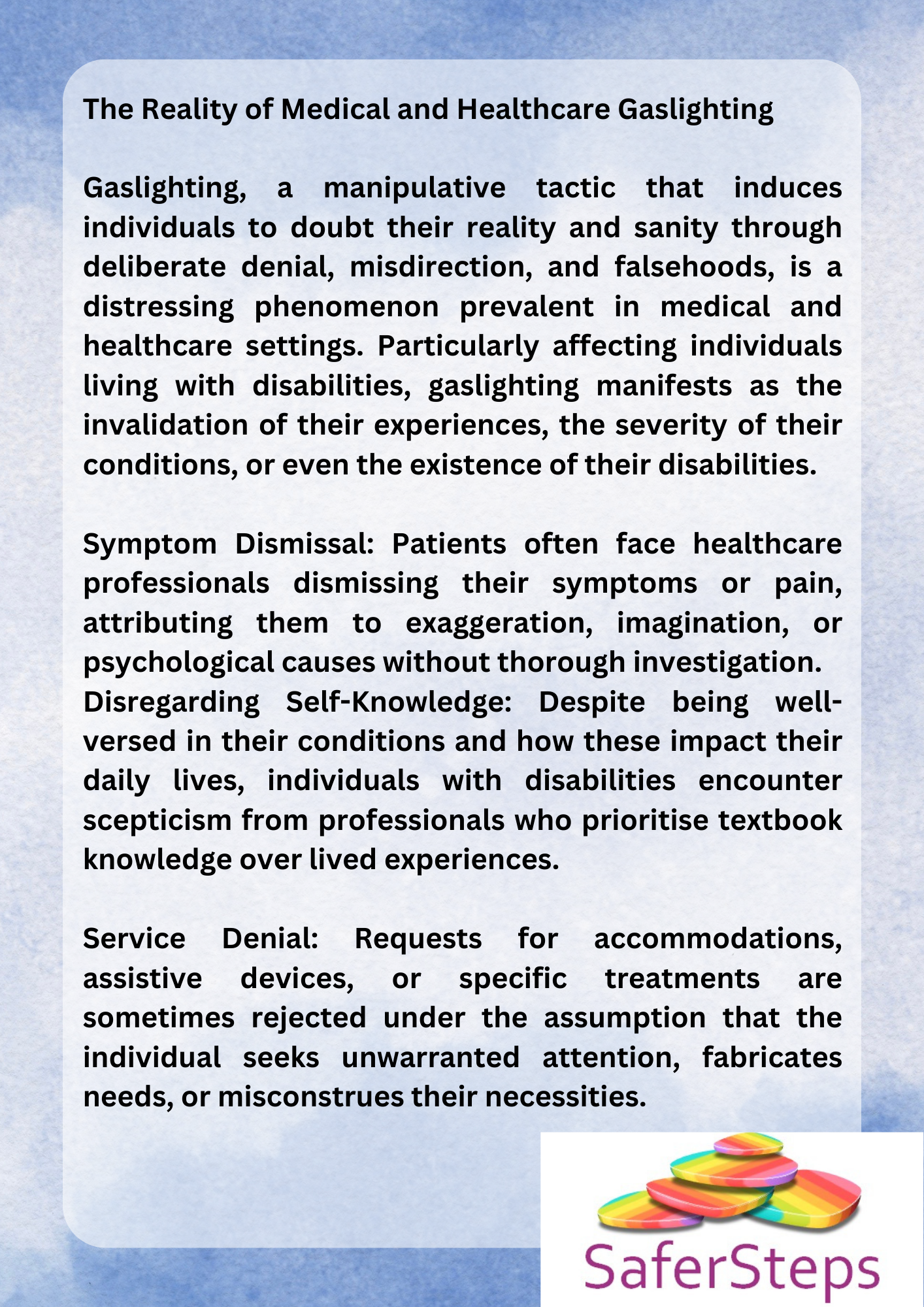 Medical Gaslighting PWD 1